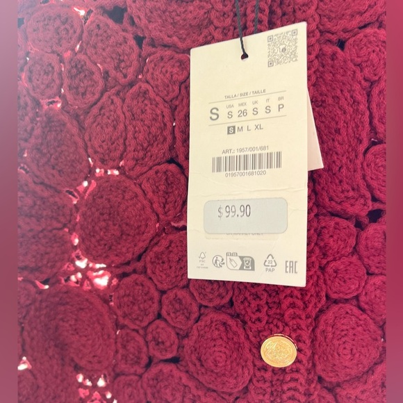 NWT ZARA MACRAMÉ CARDIGAN SIZE S and M 
🚨FIRM PRICE NO DISCOUNT - Picture 3 of 16